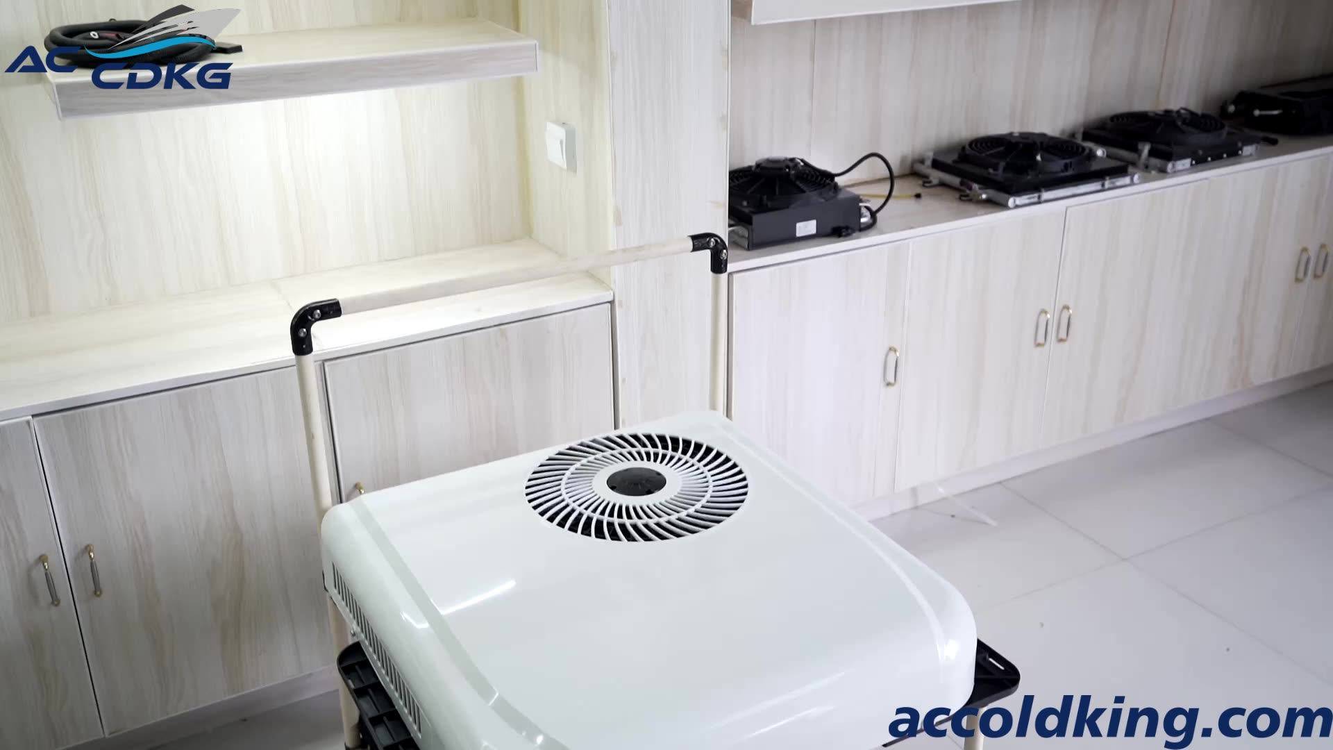 Electric Cooling Unit Rooftop Module Truck Roof Top Roof Mounted Air Conditioner For Excavator