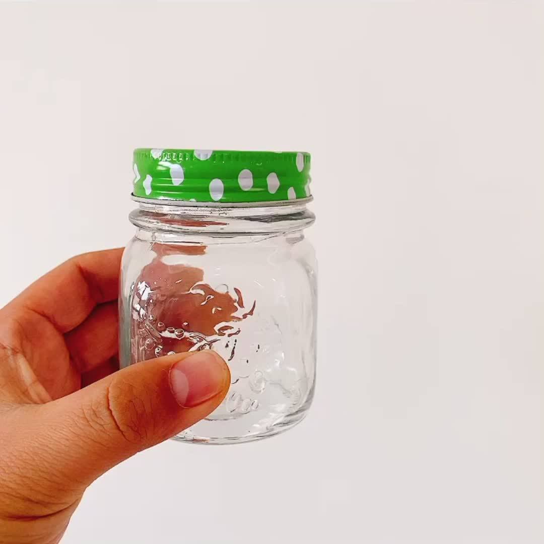 America Market 16 Oz Air Tight Spice Clear Glass Jar With Latch Top