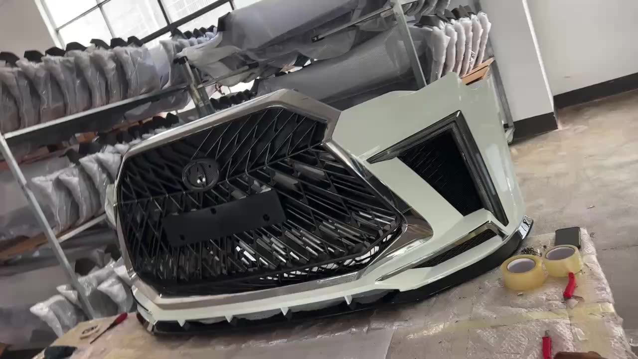 New Style Auto Body Parts Upgrade To Lx Body Kit Front Bumper Abs Grill