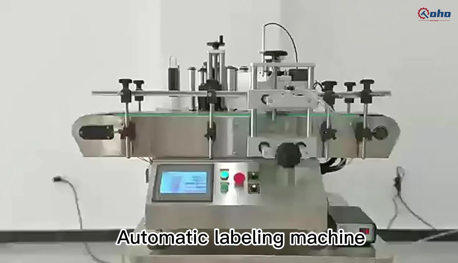 Desktop Automatic Digital Roll To Roll Label Applicator Machine