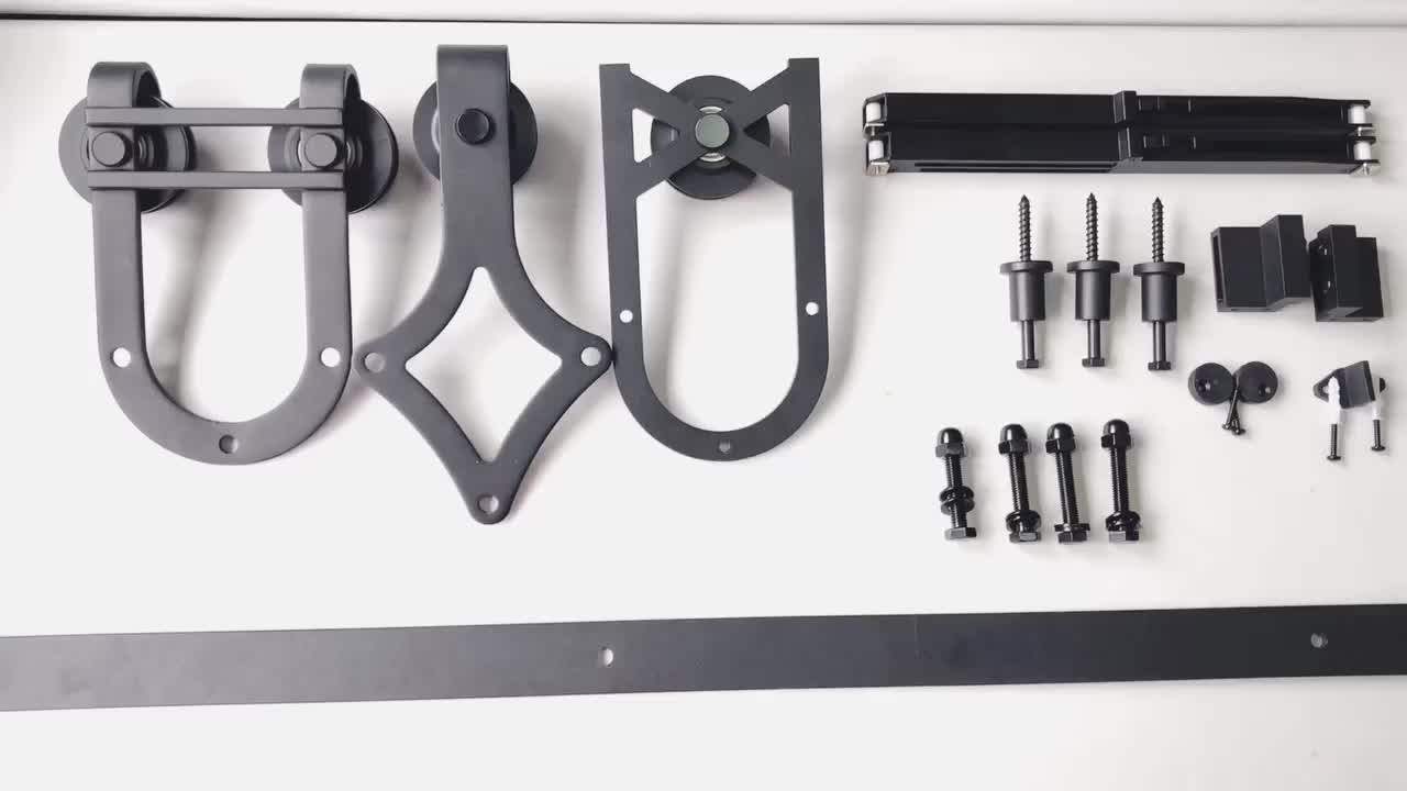 Antique Country Farm Sliding Double Door Hardware Used For Modern Barn