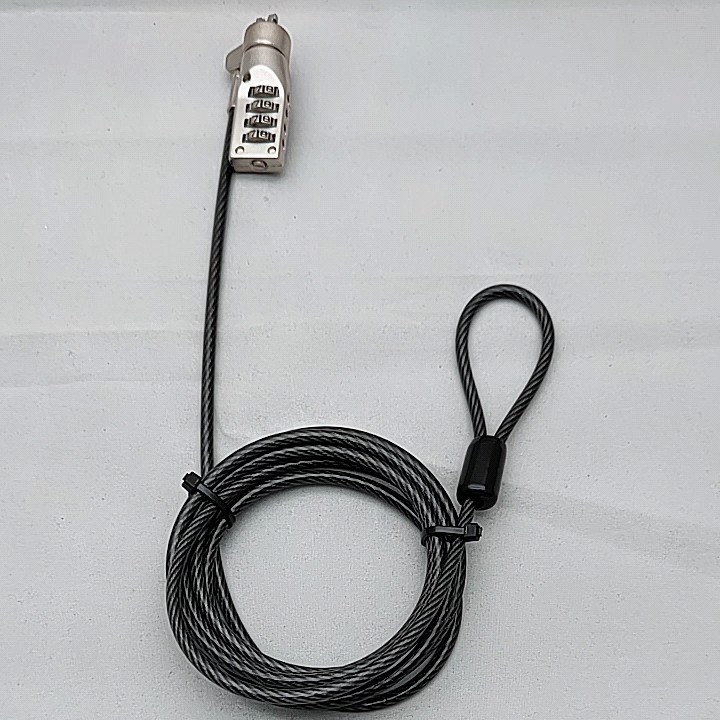 4 Digital Resettable Password Combination Nano Laptop Notebook Cable Computer Lock For