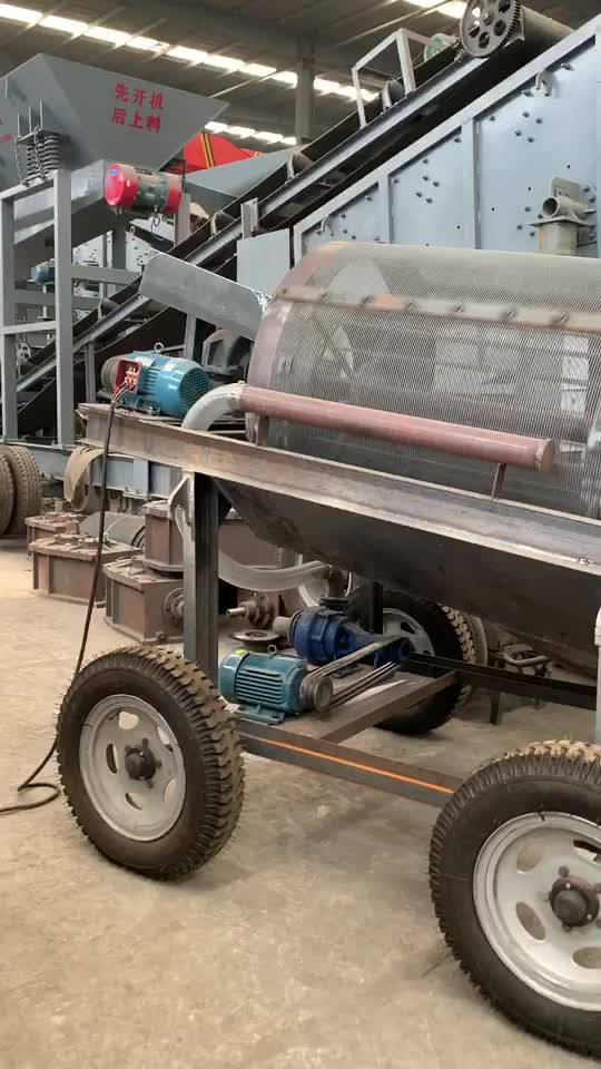 High Efficiency Sea Sand /river Sand Rotary Drum Sieve Buy High