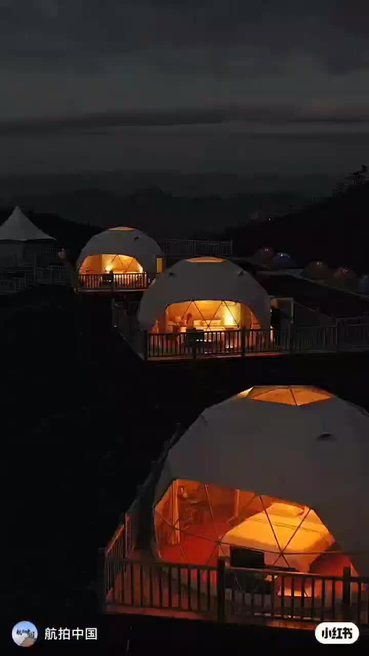 Luxury Igloo Tents Roof Pvc Transparent Geodesic Hotel Event Tent
