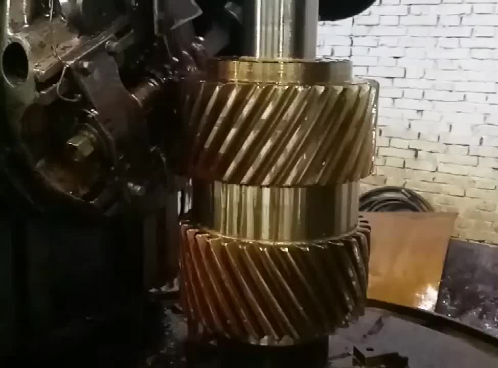 Large Module Aisi 4140 Steel Double Helical Herringbone Drive Large Gear Shaft Buy