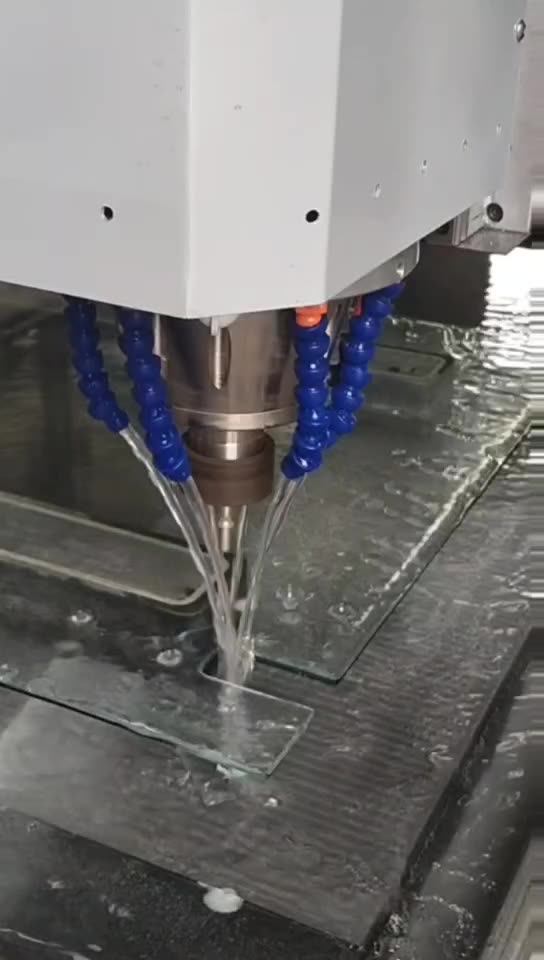 Automatic Cnc Glass Drilling And Milling Machine Horizontal Glass