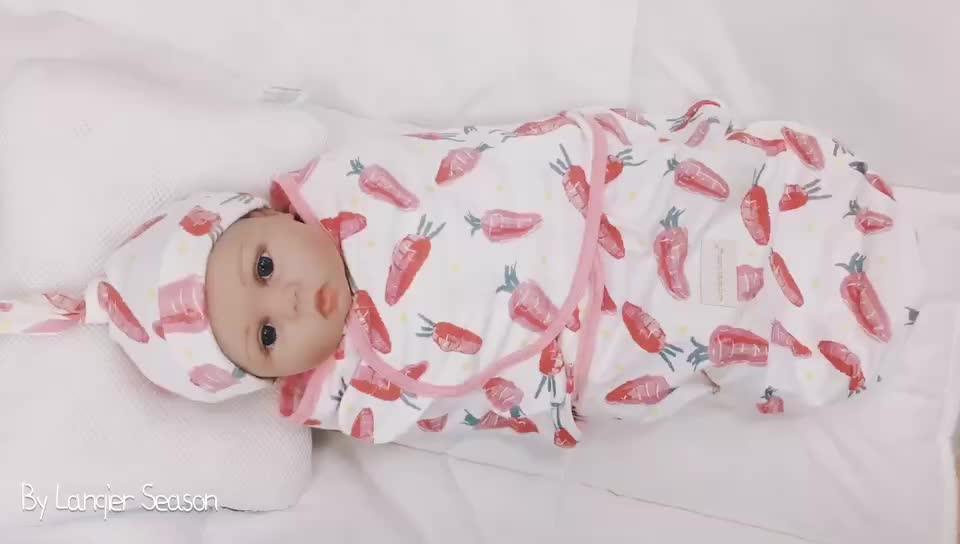 Miracle Baby Newborn Baby Swaddle Wrap,Cotton Adjustable Infant Baby