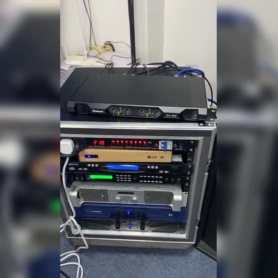 Sinbosen Digital Class D 450w 4 Channel Home Stereo System Amplifier