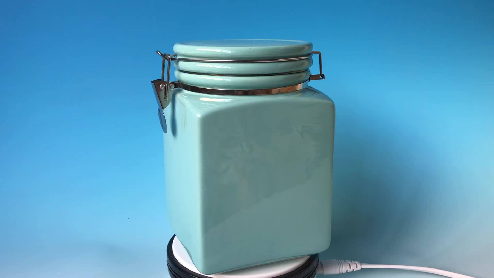 Flip Top Lid With An Airtight Seal Canister Food Storage Container For