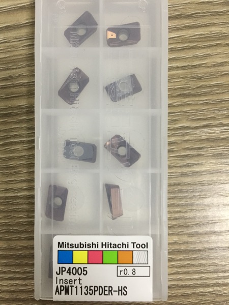 Hitachi hardmilling blade APMT1135PDER-HS JP4005 R0 8