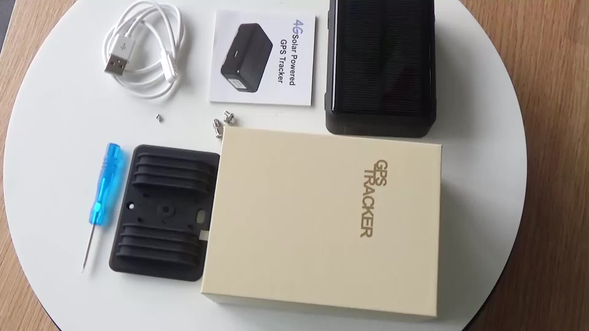 Vjoy Wireless Charger Gps Positioning V44 4g Lte Gsm Solar Gps Tracking