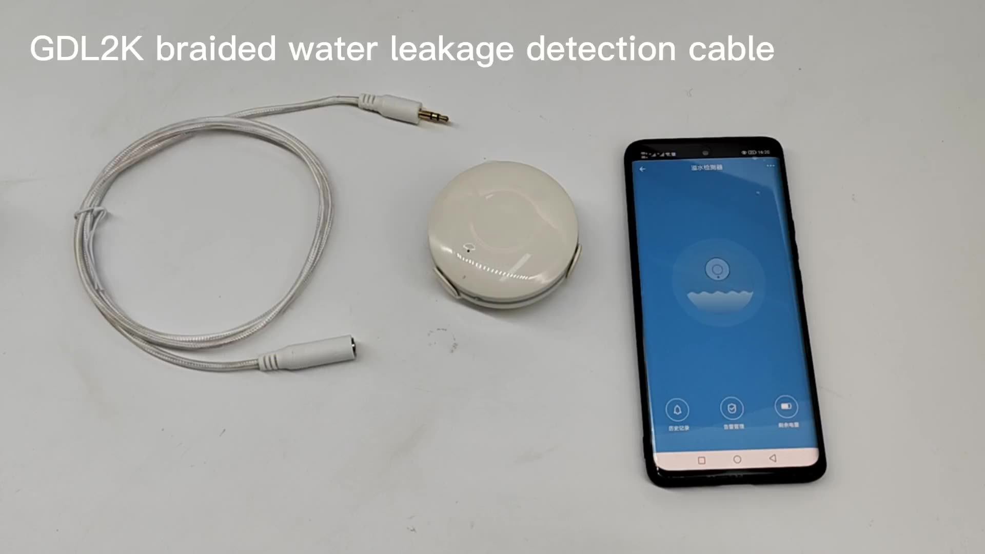 3.5mm Connector Water Leakage Detection Cable Water Leakage Sensor