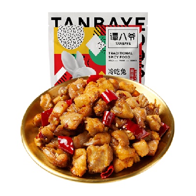 谭八爷四川特产兔肉兔丁冷吃兔