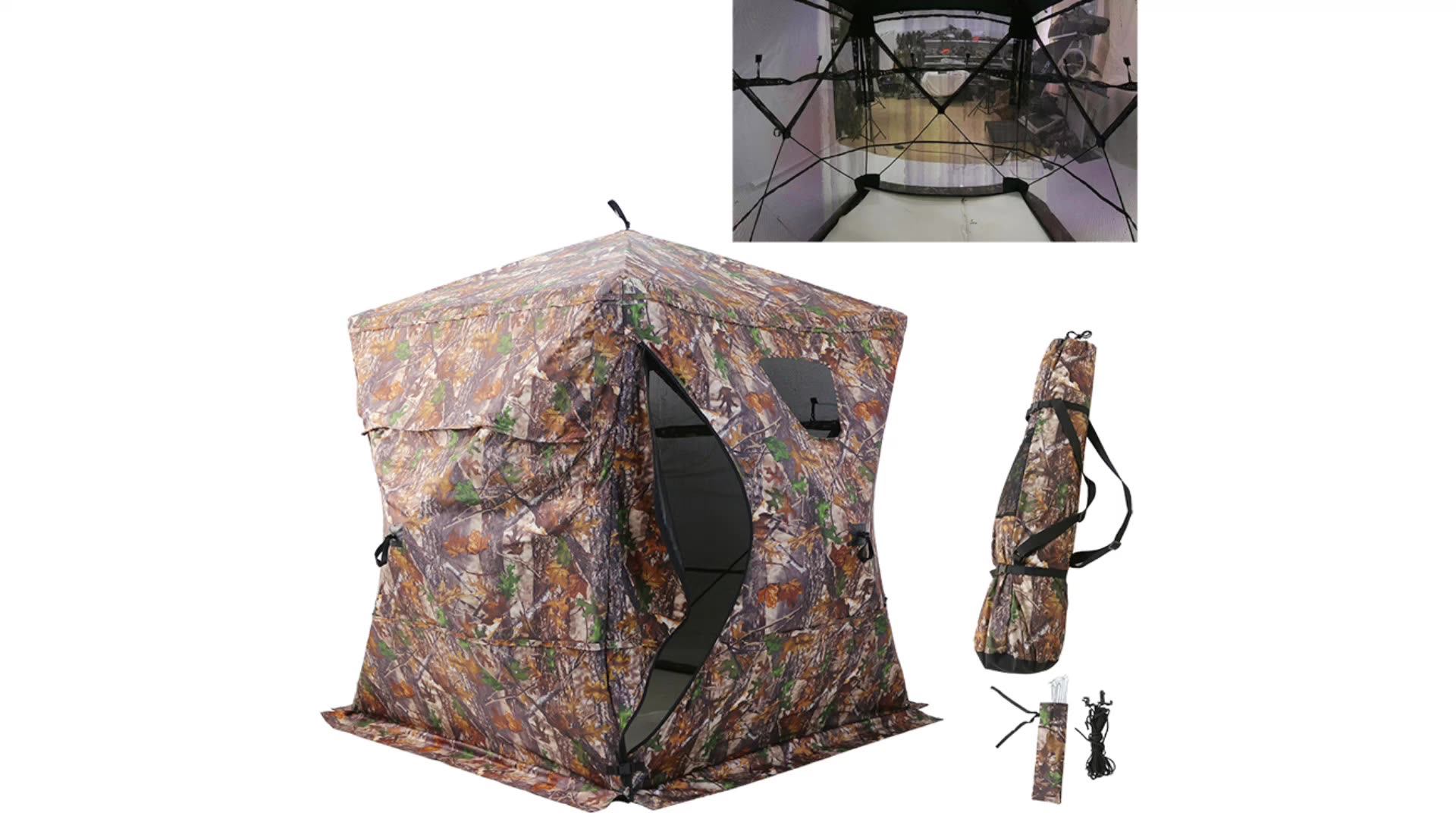 Cheap Outdoor Waterproof Hunting Tents Blind Tree Camo Pop Up Tent