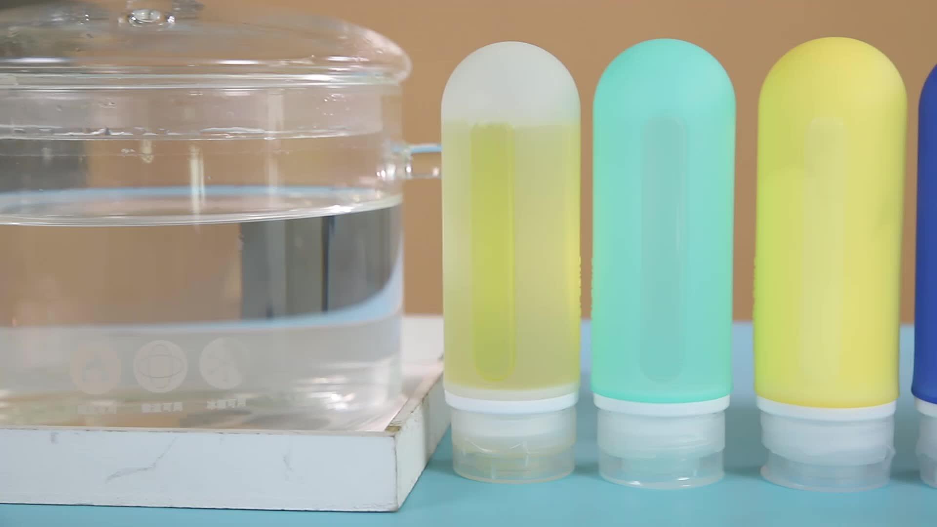 Mini Eco Friendly Reusable Silicone Tube Travel Kit,Soft Silicone