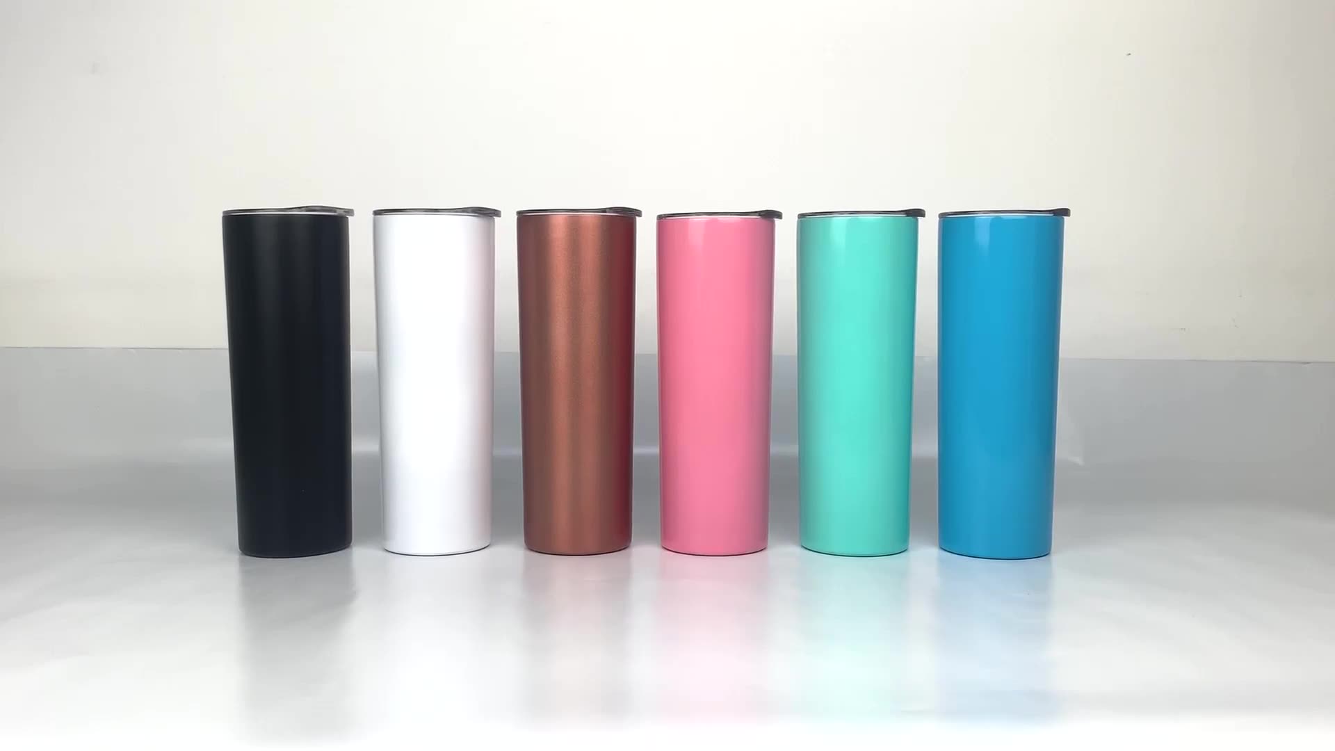 Usa Warehouse Shipped 20oz Skinny Straight Sublimation Tumbler Cups