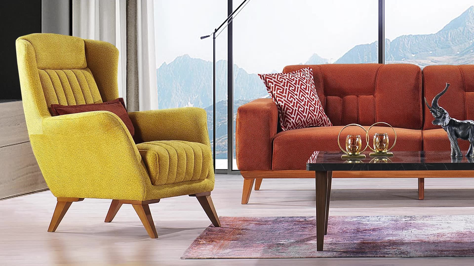 Ts Vettore 132 Modern Coffee Table For Living Room Made In Turkey Oem