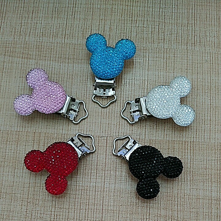 Yds High Quality Mouse Shaped Pacifier Clip Accessories For Diy Making