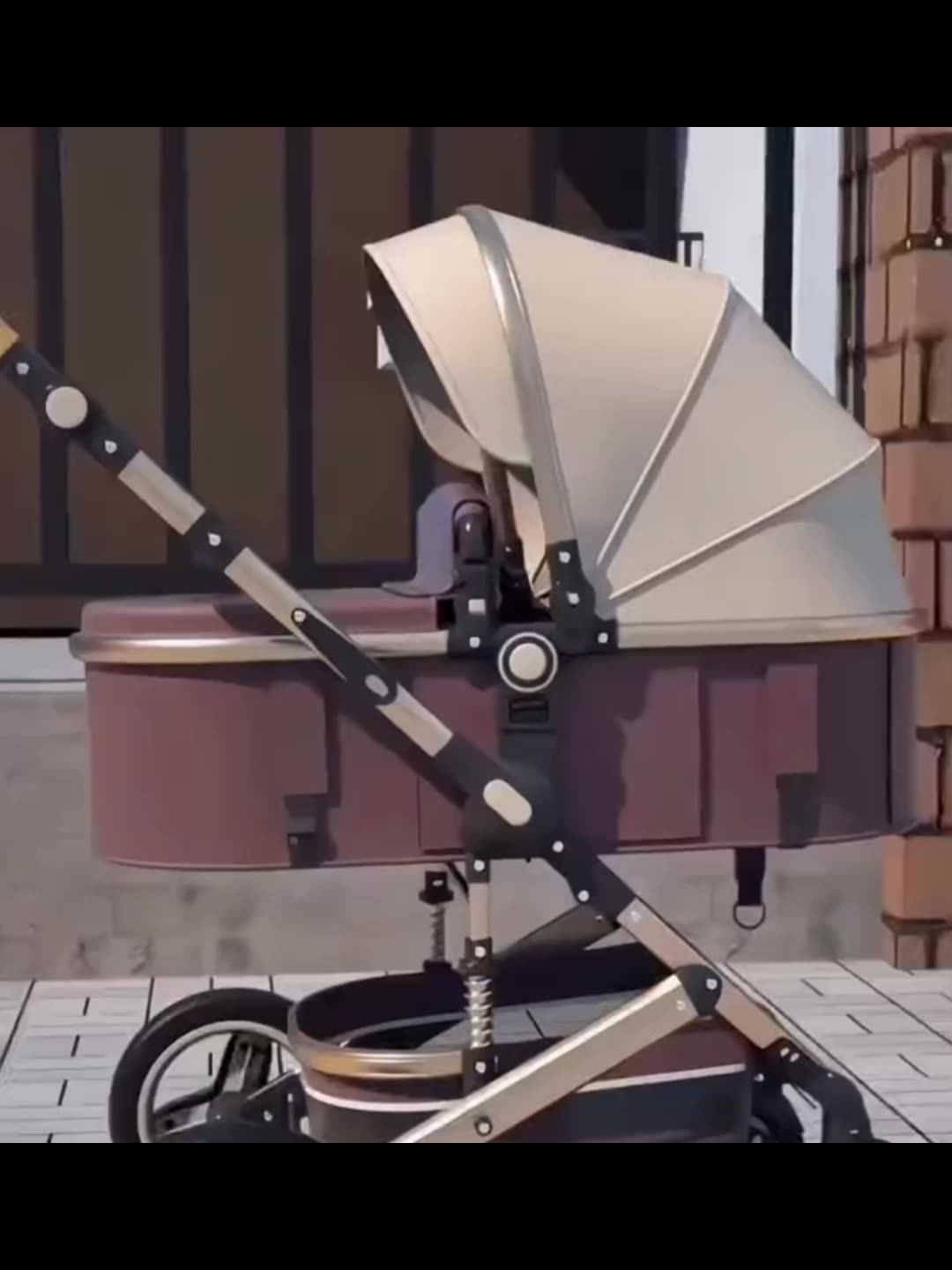 Deluxe 3in1 Foldable Travel System Full Size Jogging Premium