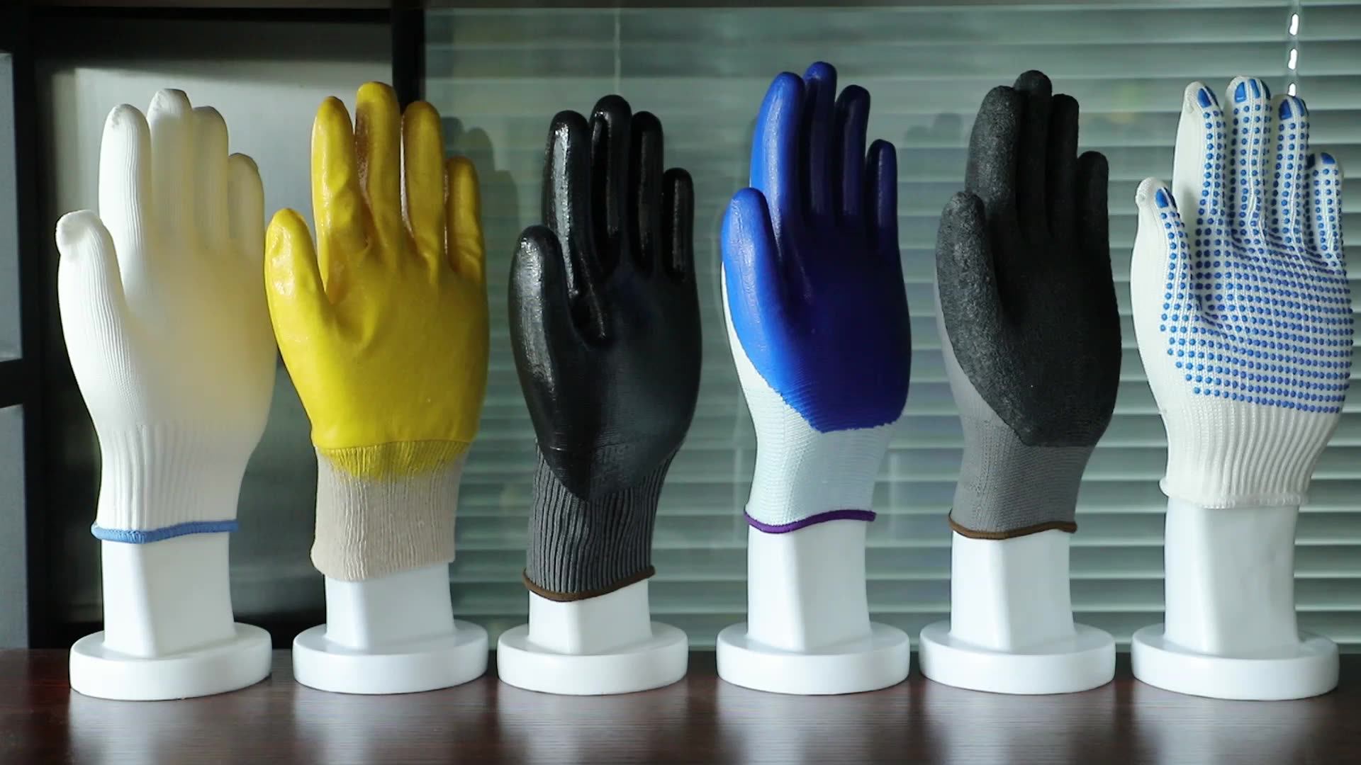 Wearresisting Labor Hand Protection Construction Working Safety Gloves Buy Thicken Nylon