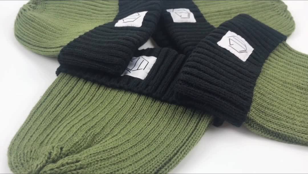 High Quality Customized Winter Knitted Sport Stripe Sweatband Headband
