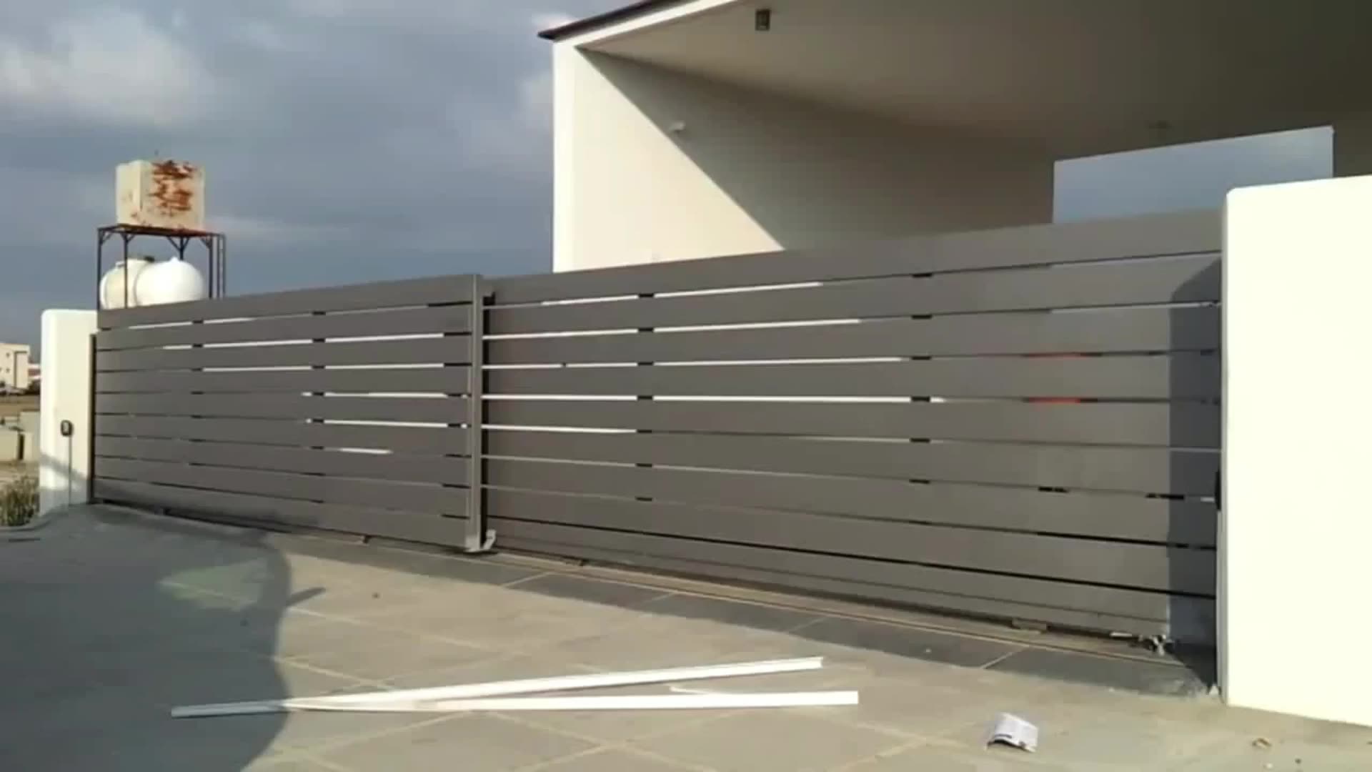 Телескопические раздвижные ворота