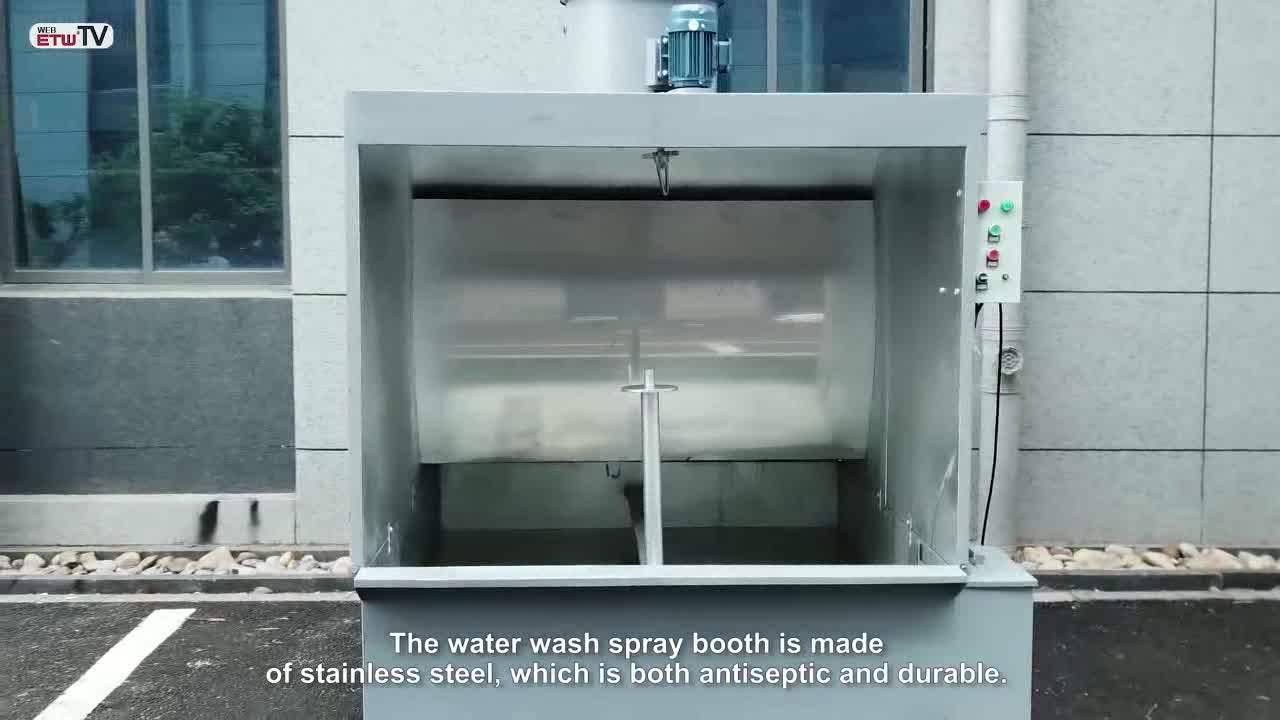 New Design And High Standard Water Wall Paint Spray Booth Buy Water