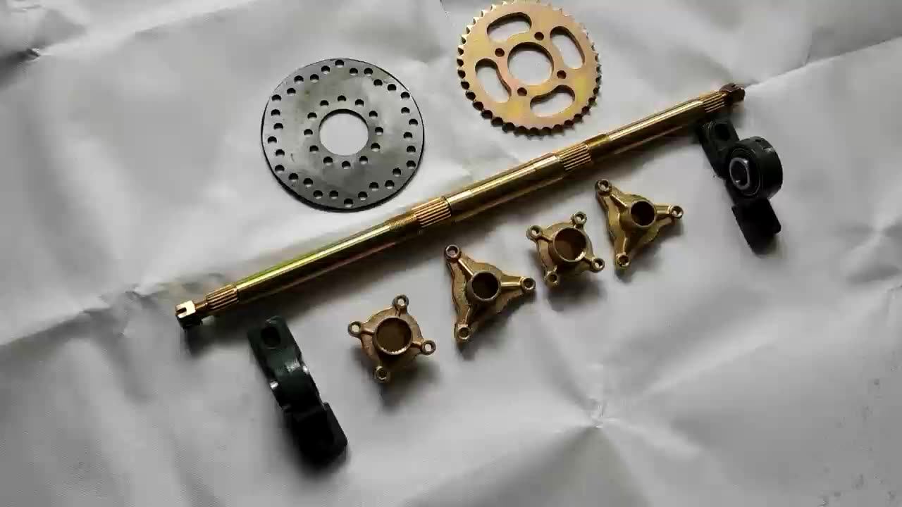 Diy Four Wheel Go Kart Karting Utv Quad Buggy 3 Holes Flanges Brake