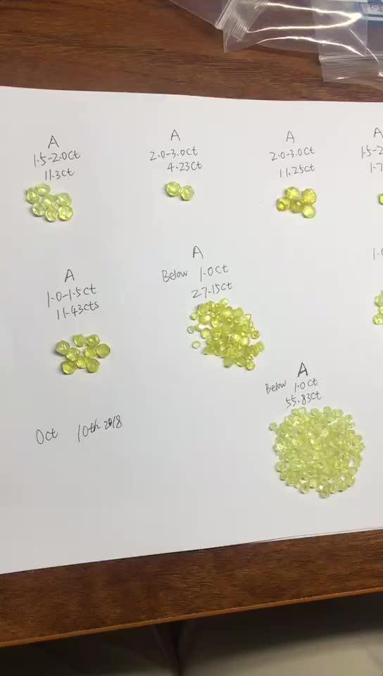 Enhanced Hpht Cvd Diamonds Lab Grown Yellow Loose Diamonds For Sale