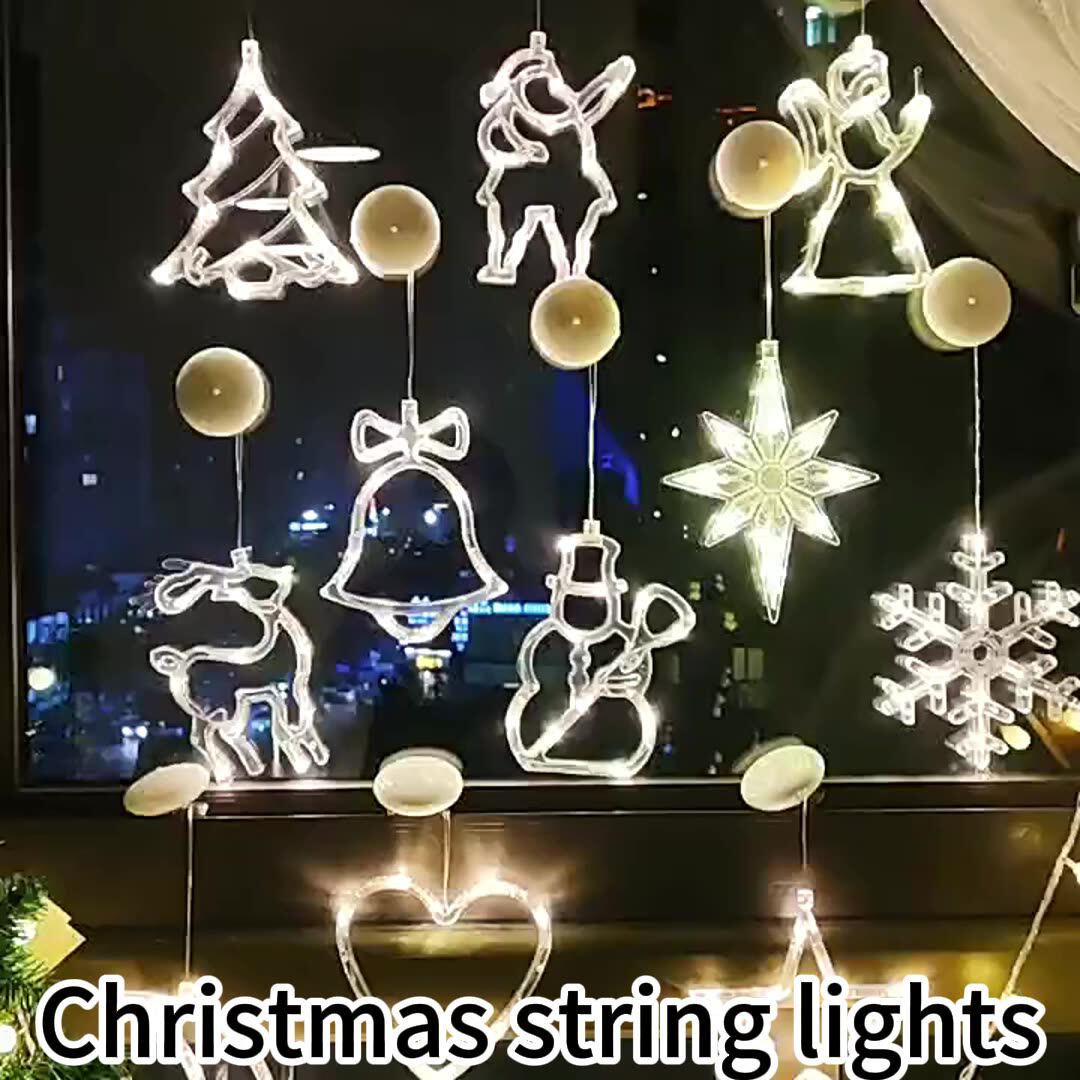 Christmas Decoration Supplies Light String Suction Lamp Hanging Led