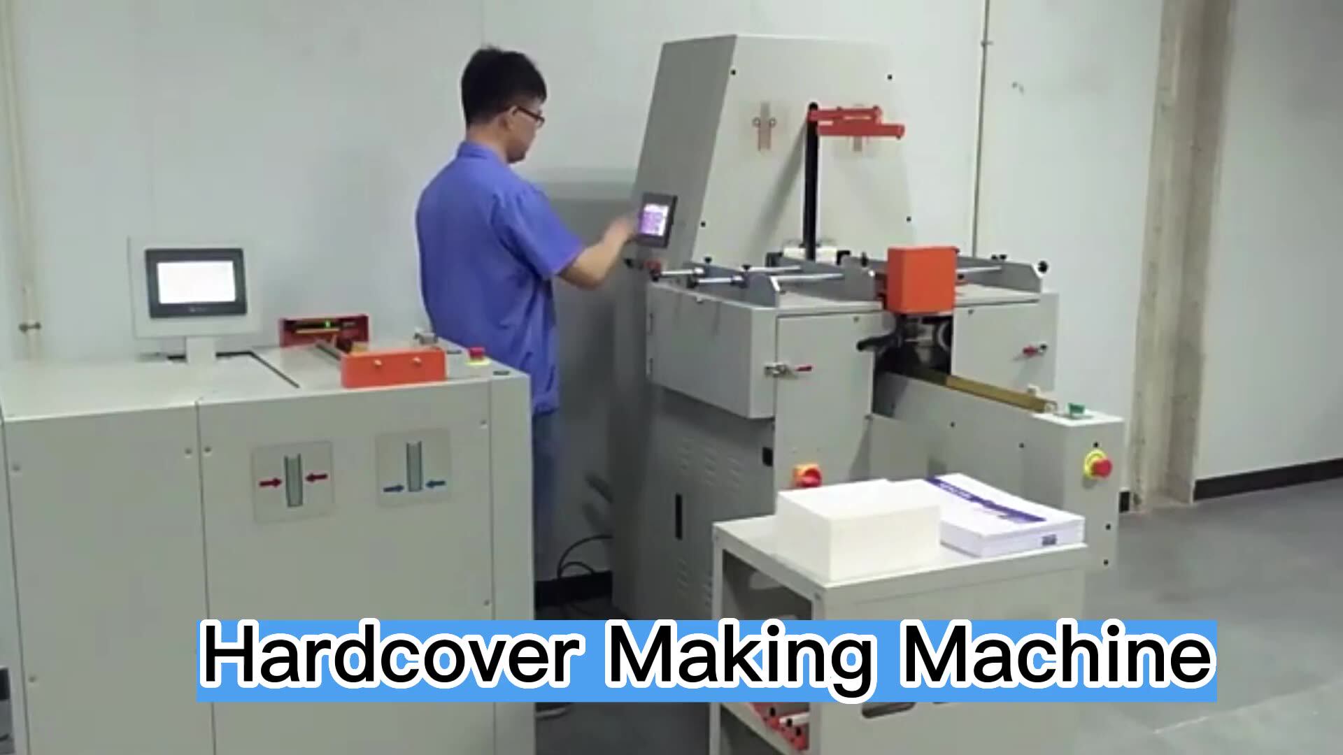 Square Round Back Hardcover Book Cover Case Maker Binding Making