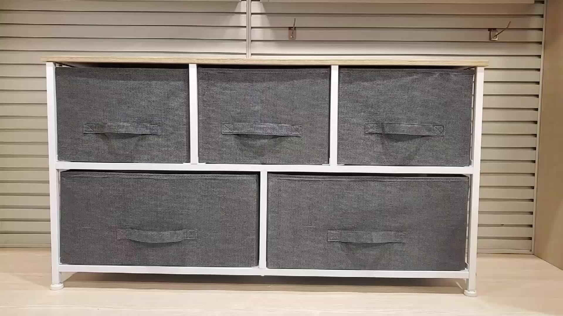 5 Drawer Dresser Tower Unit For Bedroom Hallway Entryway Closets,Small