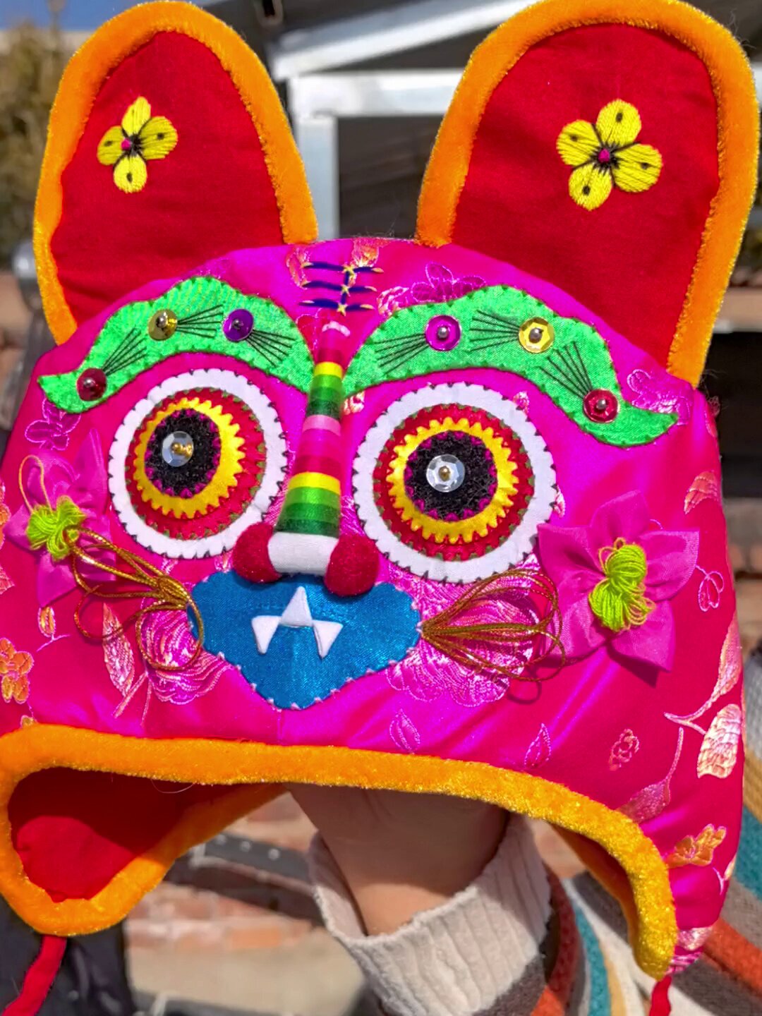 虎头虎脑萌翻全场！手工刺绣春秋虎头帽才是宝宝本命帽👶🏻✨_帽子_淘宝