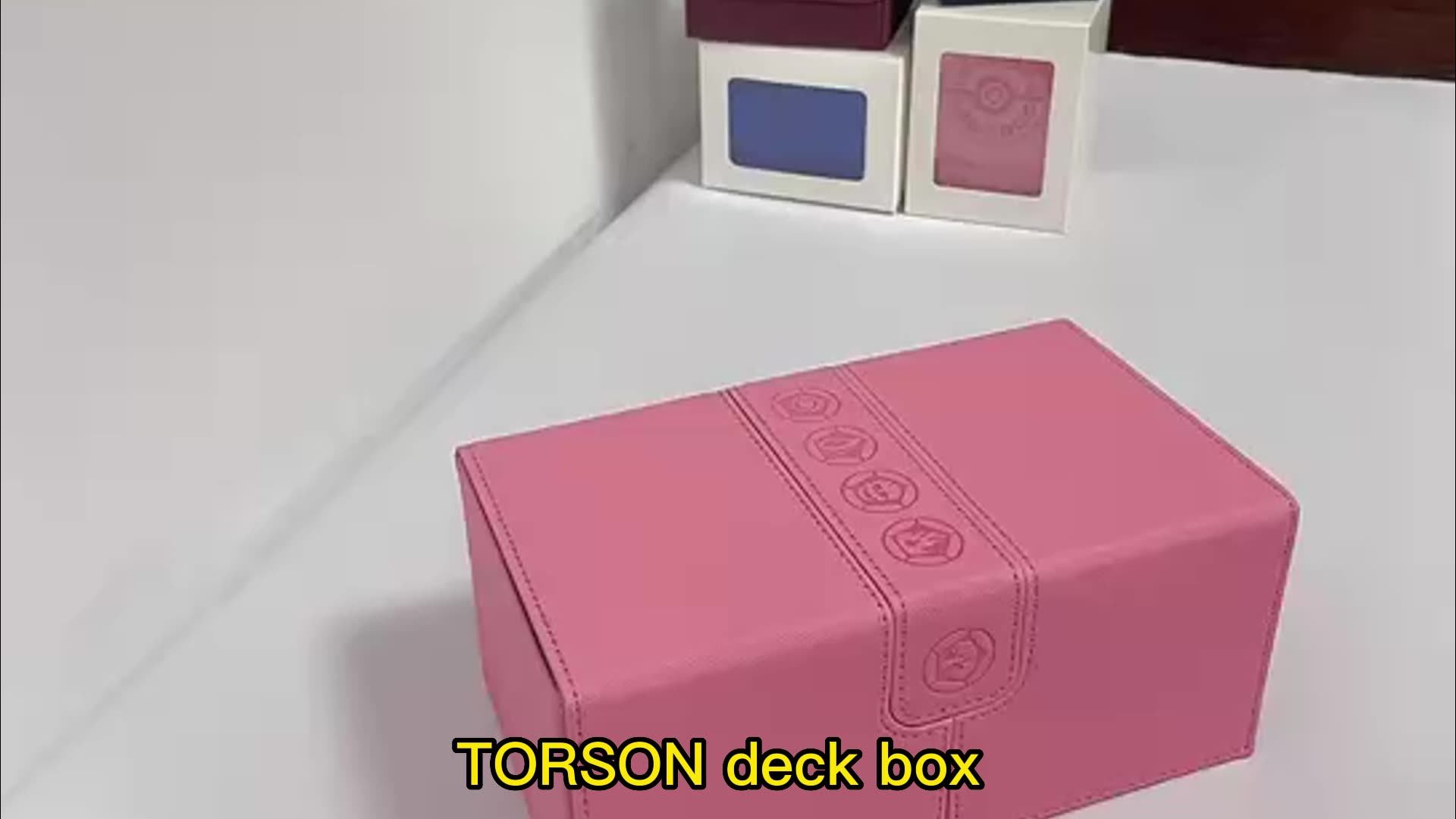 Torson 200+ Custom Card Storage Deck Box Yugioh Playing Cards Handmade TCG Deck Case Square Corners Portable Eco-Friendly Torson 200+ Custom Card Storage Deck Box Yugioh Playing Cards Handmade TCG Deck Case Square Corners Portable Eco-Friendly
