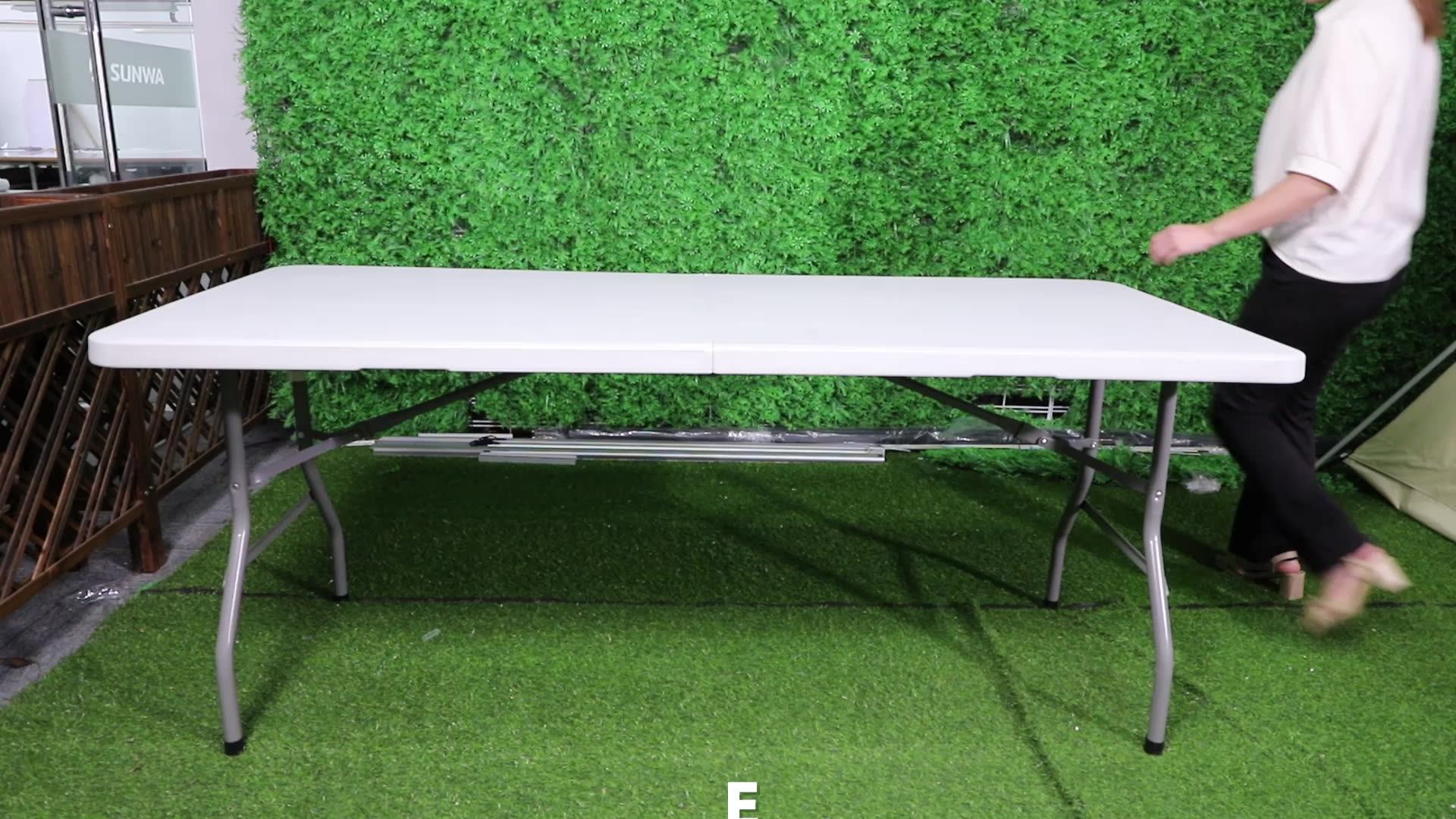 High Quality 6ft/8ft Outdoor Plastic Folding Tables For Events Folding