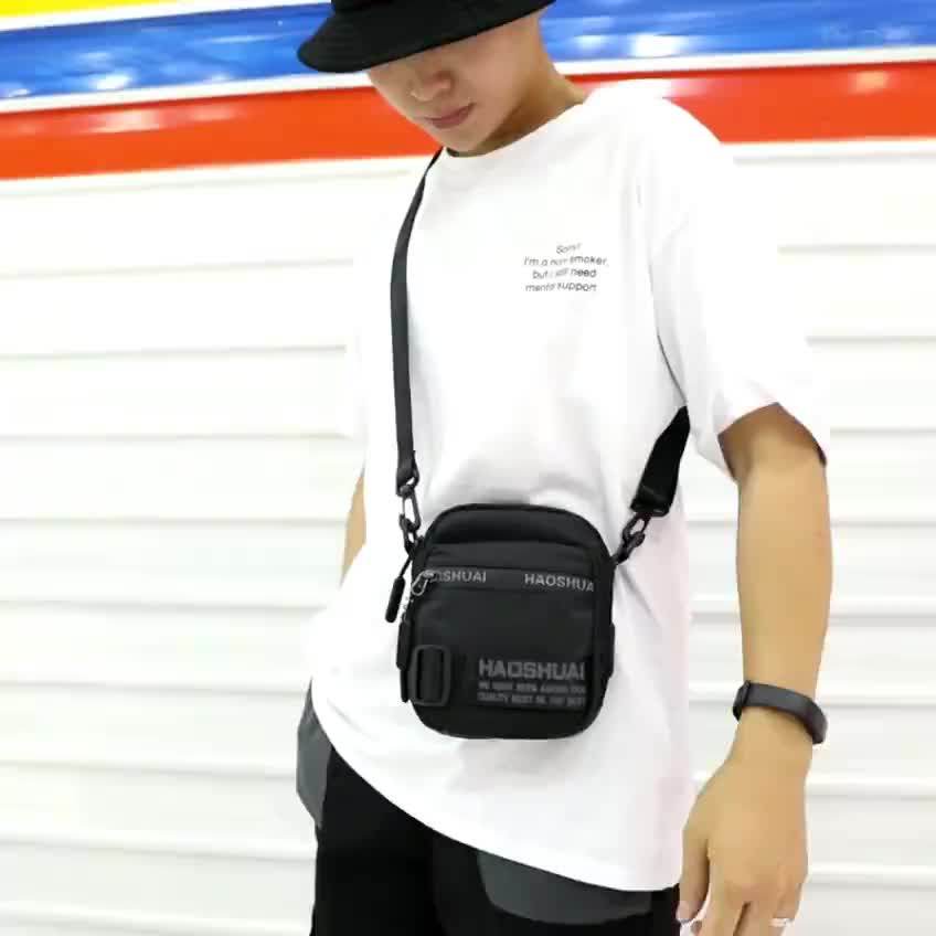 Fashion Oem Waterproof Durable Shoulder Bag Men Mini Shoulder Messenger