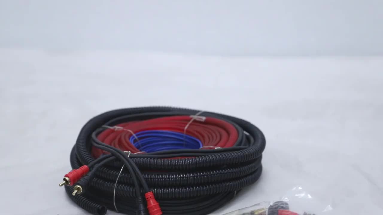 Car Audio Amplifier Wires Kit Installation 5.2m 8ga Car Audio Wiring