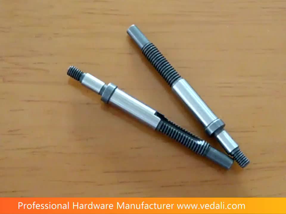 Stainless Steel Pins Threaded Drive Shaft Shoulder Fasteners For