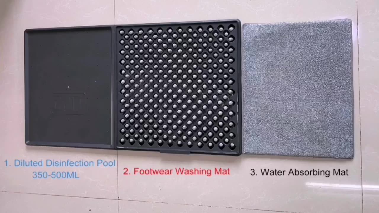 Wholesale Personalizes Shoe Sanitizing Disinfect Entry Door Foot Pvc