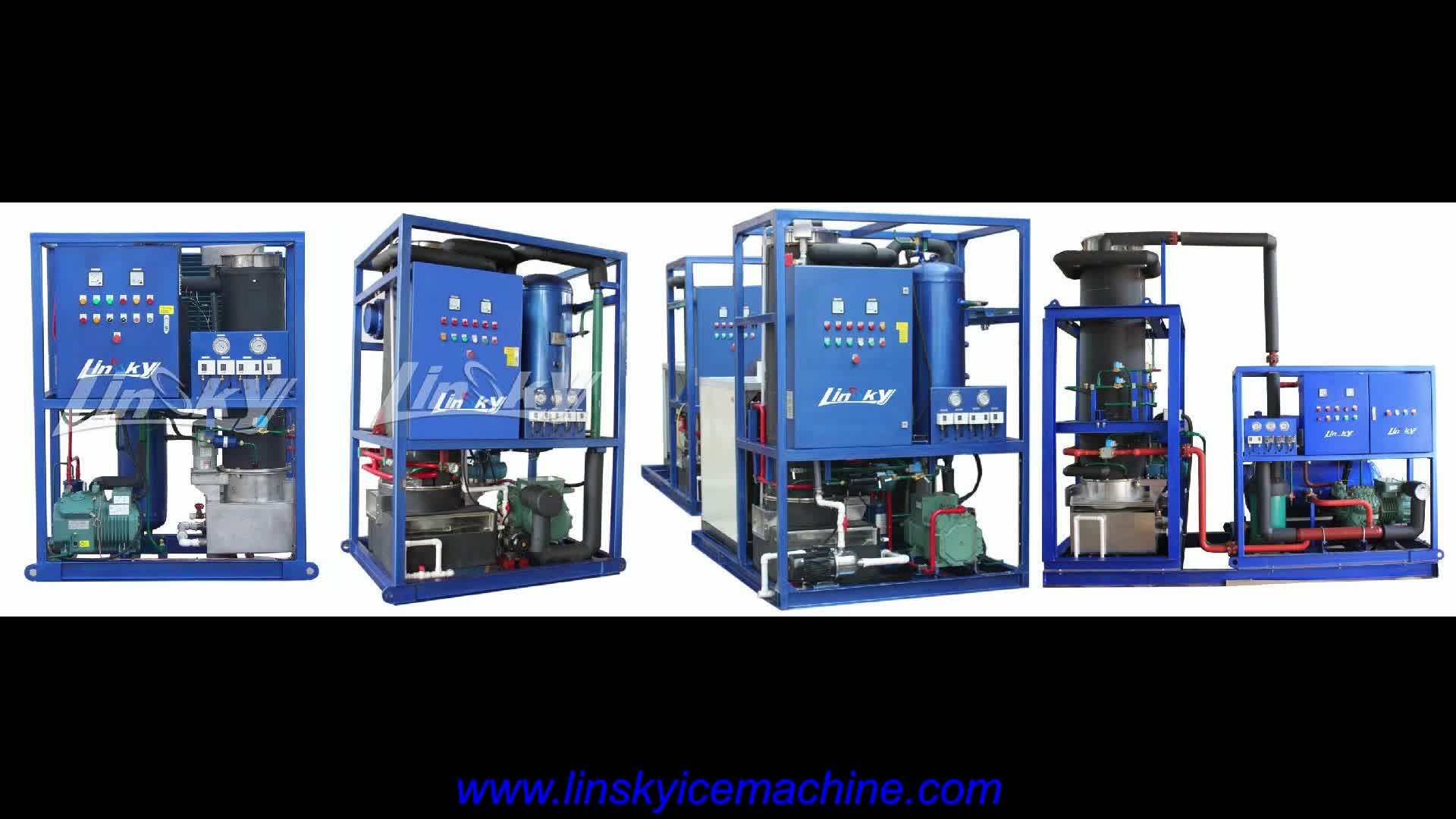 Philippines 2ton/day Tube Ice Making Machine Ce Linsky Ice Machine For
