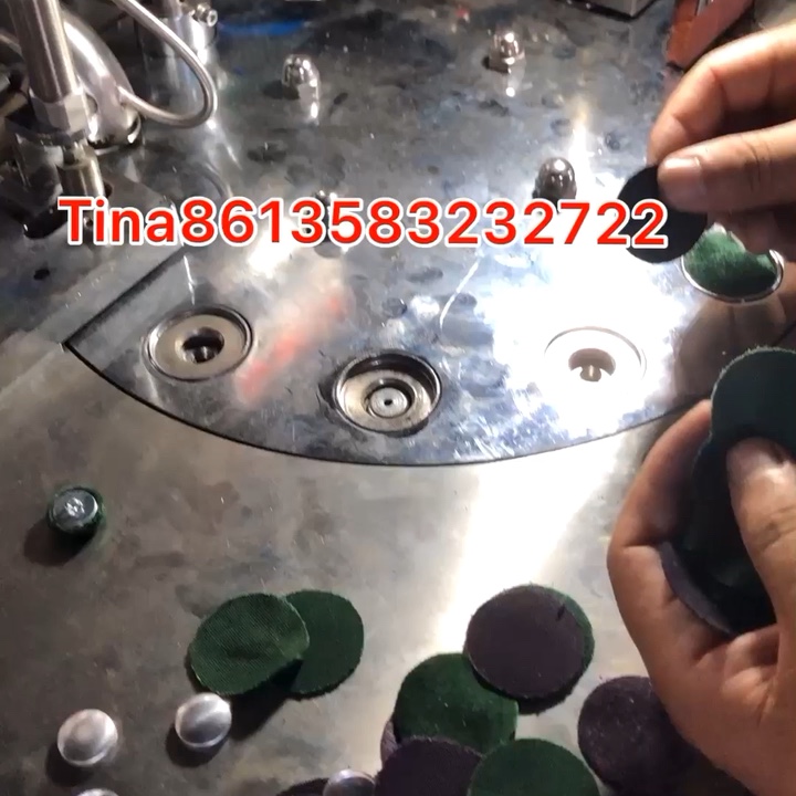 Automatic Fabric Covered Button Making Machine Buy Button Making