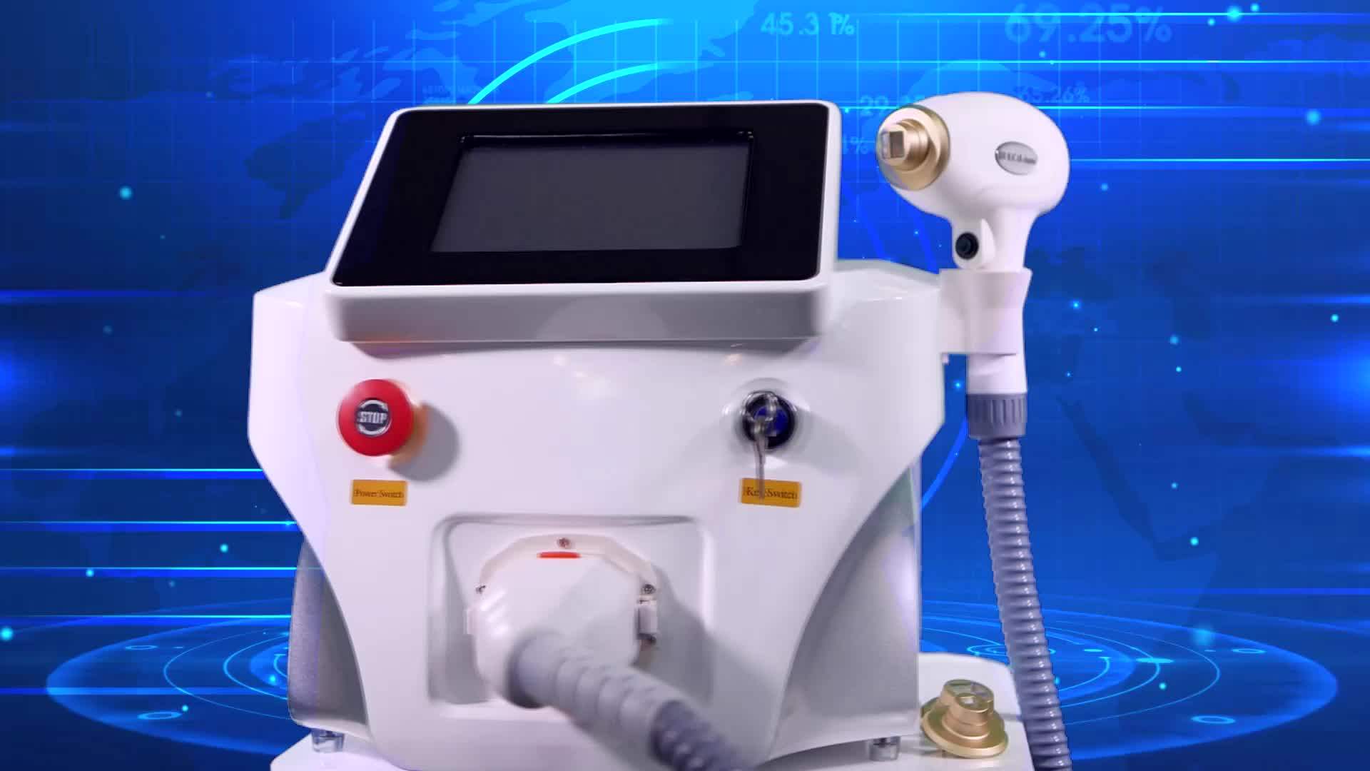 Unique Shell Hair Removal 808nm Diode Laser Home Laser Hair Removal Machine With Skin