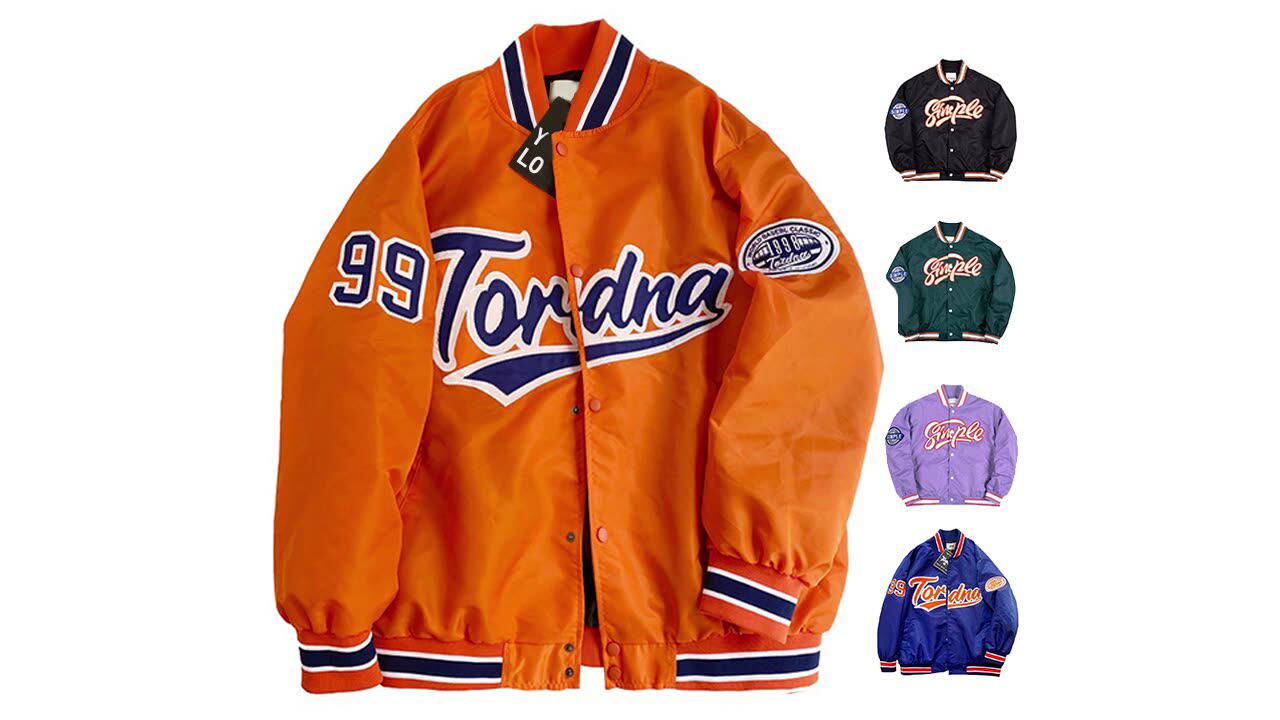 Hip Hop Baseball Jackets Streetwear Pilot Jacket Men's Brand Outerwear