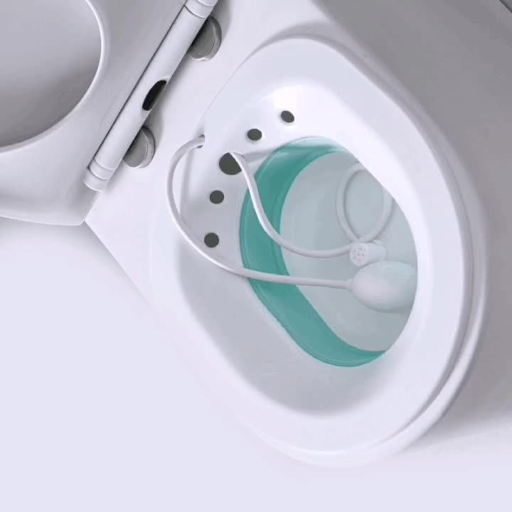 Collapsible Yoni Sitz Bath For Toilet Steam Seat Sitz Bath To Treat