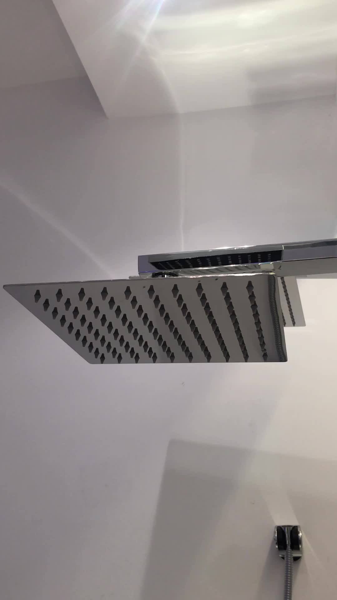 Fyeer Hot Sale Mirror Finish 304 Stainless Steel Ultra Thin Shower Head