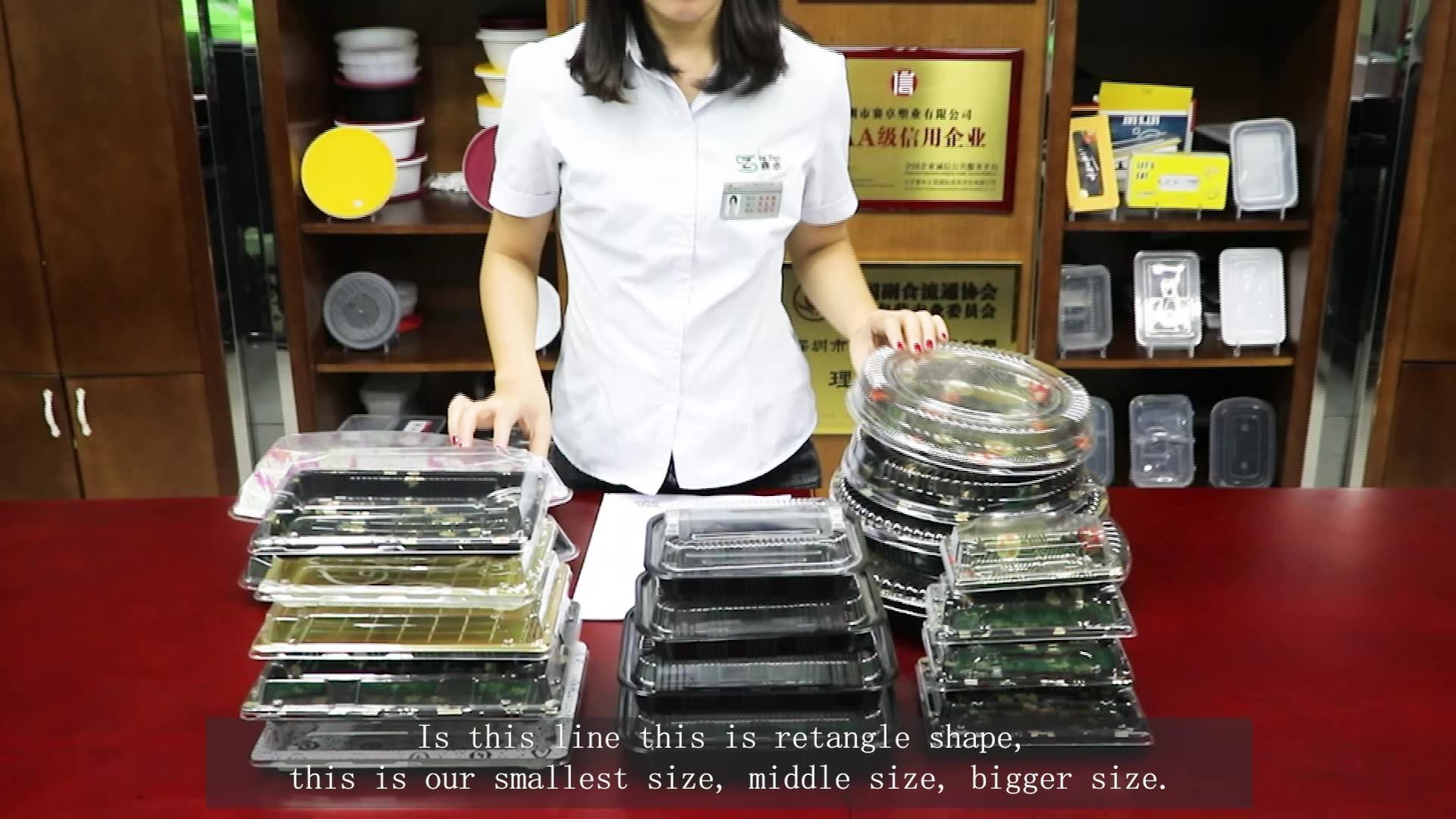 Ps Sushi Plastic Box Disposable Container Japanese Plastic Clear Blister Fruit Container Sushi