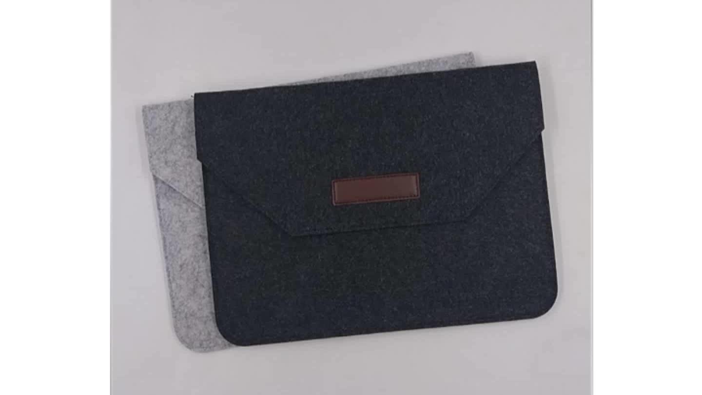 New Arrival Designer Black Felt 13 Inch Laptop Sleeve Case Buy Felt