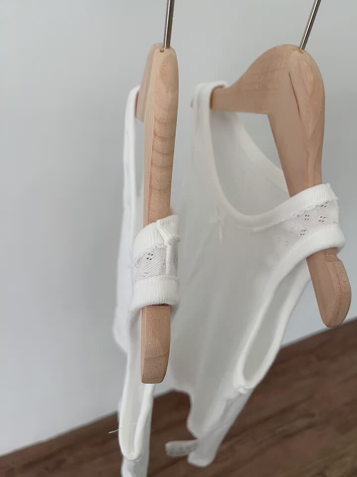 A pack of 2 pieces exported to Japan original single girl without fluorescent agent 100%cotton summer base white camisole