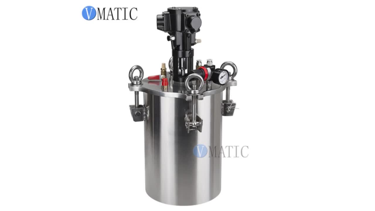 Free Shipping Vmatic Manual Dual Liquid Glue Dispensing Valve With Stainless Steel Air Pressure