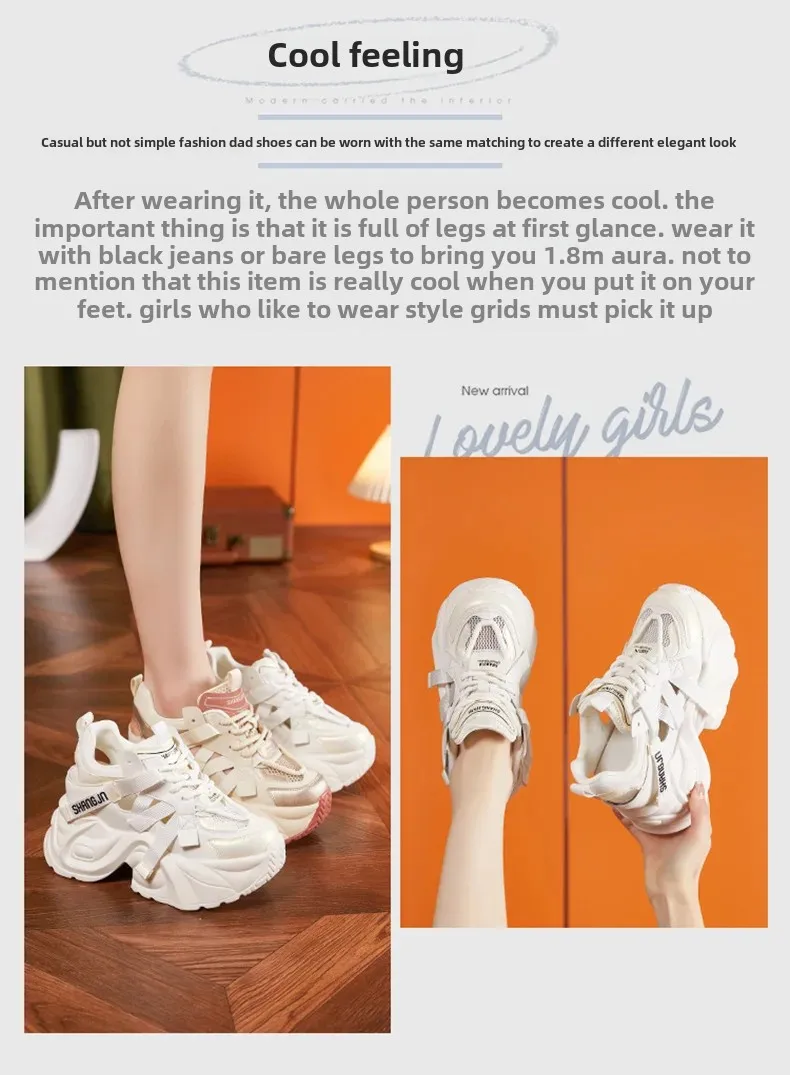 Sandal cao gót nữ hở mũi quai chéo đế xuồng gót 8 cm — Gạo vàng, Mơ chi tiết 4